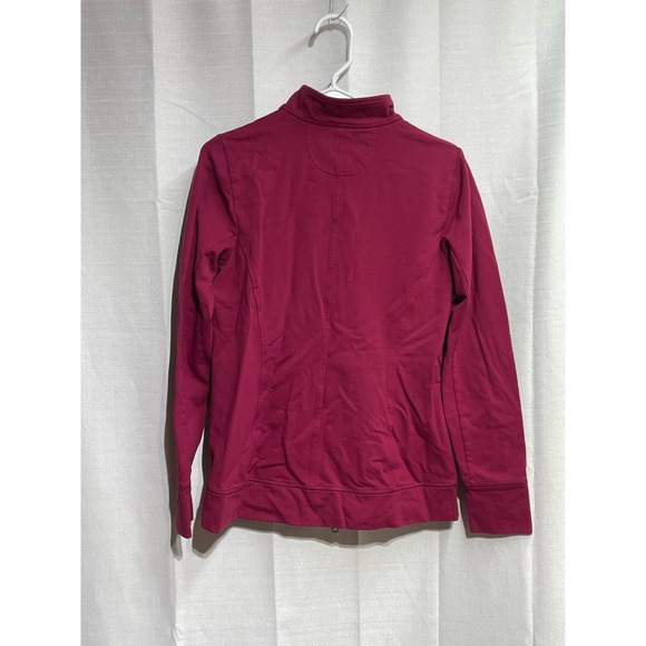 Duluth Trading Women’s Zip Up Jacket Burgandu Size Small - Picture 3 of 5